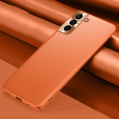 Plain Skin Leather Phone Case, For Samsung Galaxy S22 5G, For Samsung Galaxy S22+ 5G, For Samsung Galaxy S22 Ultra 5G