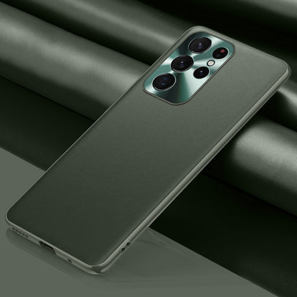 Plain Skin Leather Phone Case, For Samsung Galaxy S22 5G, For Samsung Galaxy S22+ 5G, For Samsung Galaxy S22 Ultra 5G