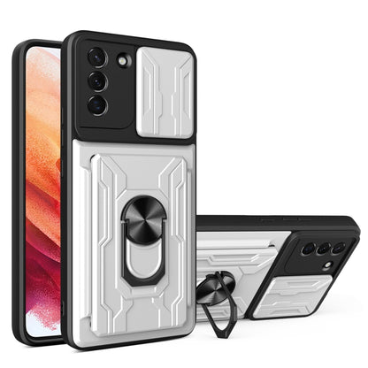 Sliding Camshield Card Phone Case, For Samsung Galaxy A33 5G, For Samsung Galaxy A53 5G, For Samsung Galaxy A22 4G, For Samsung Galaxy A22 5G, For Samsung Galaxy S21 5G, For Samsung Galaxy S21+ 5G, For Samsung Galaxy S22 5G