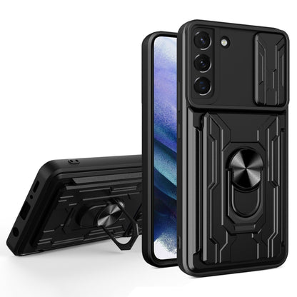 Sliding Camshield Card Phone Case, For Samsung Galaxy S22+ 5G