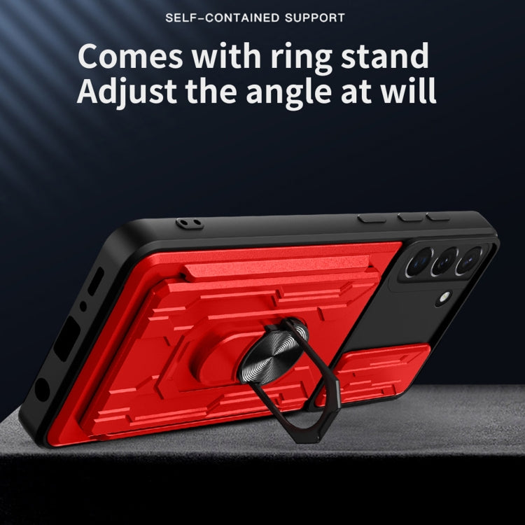Sliding Camshield Card Phone Case, For Samsung Galaxy S22+ 5G