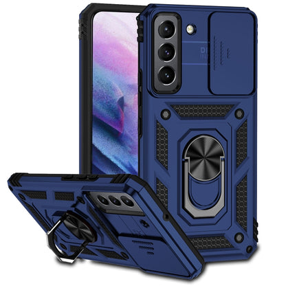 Sliding Camshield Holder Phone Case, For Samsung Galaxy S22 5G, For Samsung Galaxy S22+ 5G, For Samsung Galaxy S22 Ultra 5G