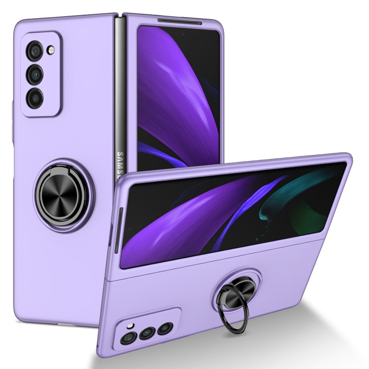 Armor Ring Holder Phone Case, For Samsung Galaxy Fold, For Samsung Galaxy Z Flip 5G, For Samsung Galaxy Z Flip3 5G, For Samsung Galaxy Z Fold2 5G, For Samsung Galaxy Z Fold3 5G