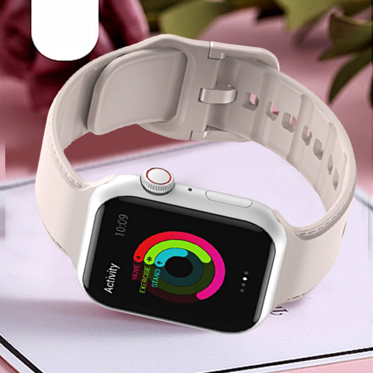 Silicone Watchband For Apple Watch Series, 7 41mm / 6&SE&5&4 40mm / 3&2&1 38mm, 7 45mm / 6&SE&5&4 44mm / 3&2&1 42mm