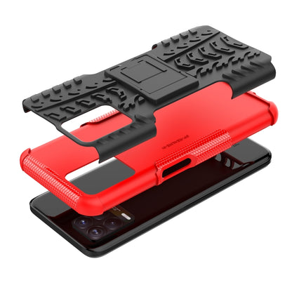 Tire Texture TPU + PC Phone Case with Holder, For OPPO Realme 8i, For Xiaomi Redmi Note 11 Pro (China), For Motorola Moto E40, For Samsung Galaxy A03 Global, For Samsung Galaxy A53 5G