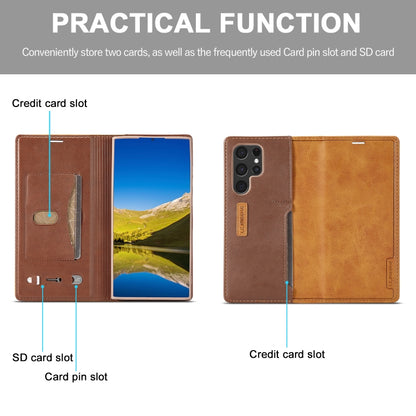 LC.IMEEKE LC-001 Series PU + TPU Color Matching Frosted Leather Phone Case, For Samsung Galaxy S22 5G, For Samsung Galaxy S22+ 5G, For Samsung Galaxy S22 Ultra 5G