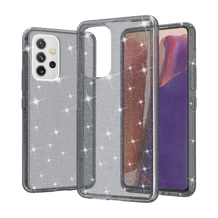 Shockproof Terminator Style Glitter Powder Protective Phone Case, For Samsung Galaxy A33 5G, For Samsung Galaxy A03s 166mm US Version, For Samsung Galaxy A13 5G, For Samsung Galaxy A53 5G