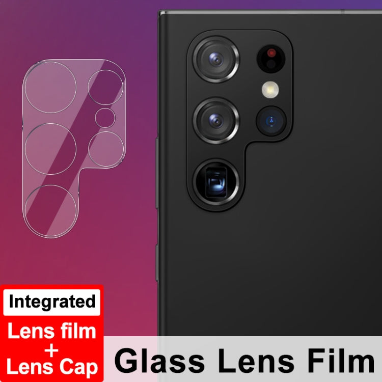 imak Integrated Rear Camera Lens Tempered Glass Film with Lens Cap, For Honor 50 Lite, For Honor X30i, For Motorola Edge 2021, For Samsung Galaxy S22 Ultra 5G