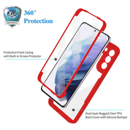 Acrylic + TPU 360 Degrees Full Coverage Shockproof Phone Case, For Samsung Galaxy S21 5G, For Samsung Galaxy A13 5G, For Samsung Galaxy A32 4G, For Samsung Galaxy A32 5G, For Samsung Galaxy A51 4G, For Samsung Galaxy A52 5G / 4G, For Samsung Galaxy A71...