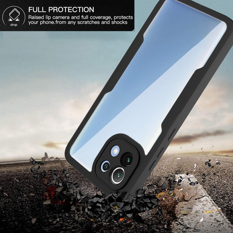 Acrylic + TPU 360 Degrees Full Coverage Shockproof Phone Case, For Xiaomi Mi 11, For Xiaomi Mi 11 Lite, For Xiaomi Mi 11T / 11T Pro, For Xiaomi Redmi Note 11 5G China, For Xiaomi Redmi Note 11 Pro / Note 11 Pro+