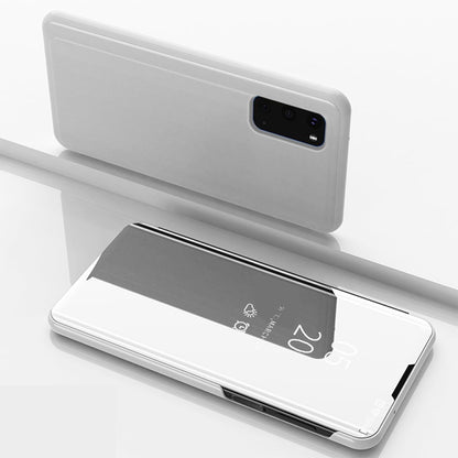 Plated Mirror Horizontal Flip Leather Case with Holder, For Galaxy S20+, For OPPO Reno2 Z / Reno2 F, For Galaxy S20 Ultra, For Galaxy S20, For Xiaomi Mi Note10 / Note 10 Pro, For OPPO Reno2 Z/ Reno2 F