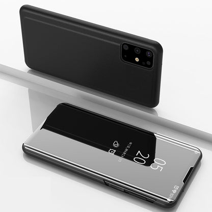 Plated Mirror Horizontal Flip Leather Case with Holder, For Galaxy S20+, For Galaxy S20 Ultra, For Galaxy S20, For Xiaomi Mi Note10 / Note 10 Pro