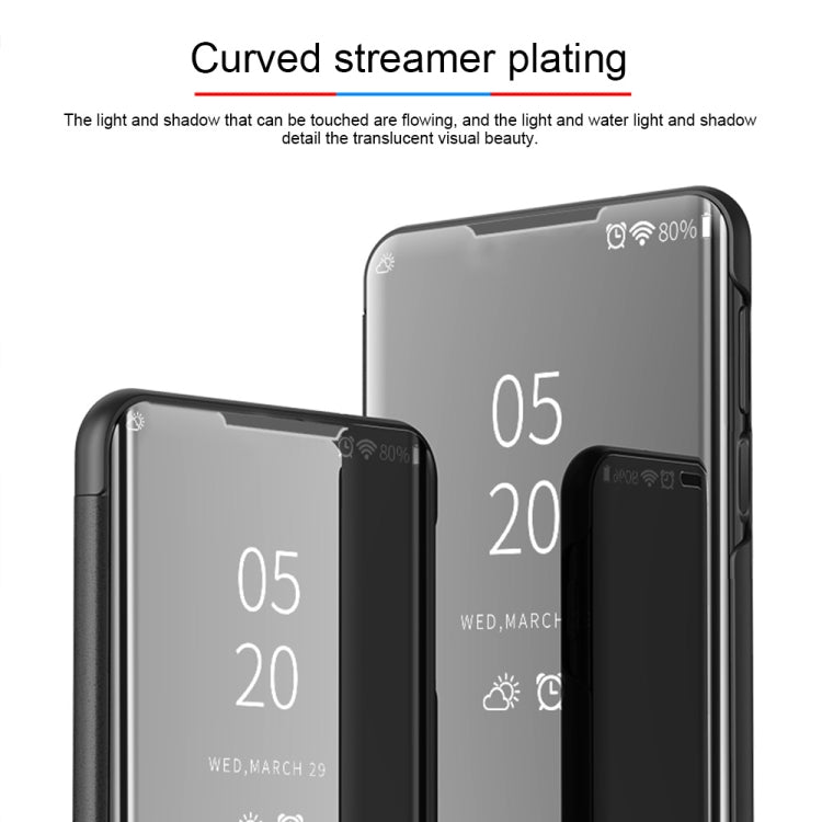 Plated Mirror Horizontal Flip Leather Case with Holder, For Galaxy S20+, For Galaxy S20 Ultra, For Galaxy S20, For Xiaomi Mi Note10 / Note 10 Pro