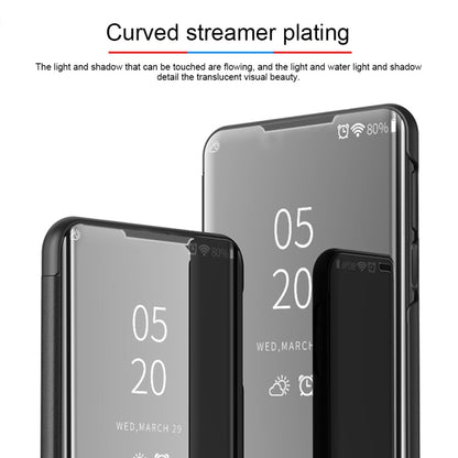 Plated Mirror Horizontal Flip Leather Case with Holder, For Galaxy S20+, For Galaxy S20 Ultra, For Galaxy S20, For Xiaomi Mi Note10 / Note 10 Pro