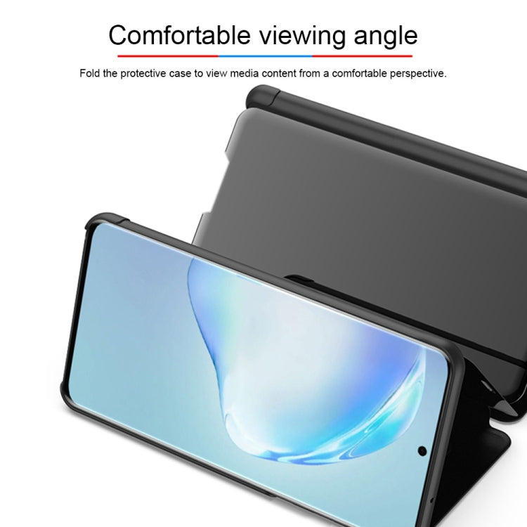 Plated Mirror Horizontal Flip Leather Case with Holder, For Galaxy S20+, For Galaxy S20 Ultra, For Galaxy S20, For Xiaomi Mi Note10 / Note 10 Pro