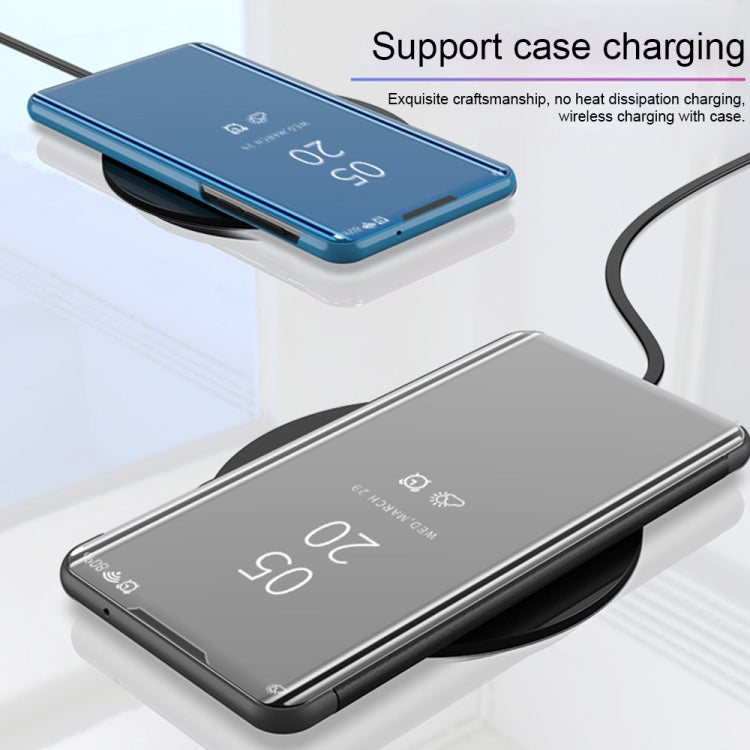 Plated Mirror Horizontal Flip Leather Case with Holder, For Galaxy S20+, For Galaxy S20 Ultra, For Galaxy S20, For Xiaomi Mi Note10 / Note 10 Pro
