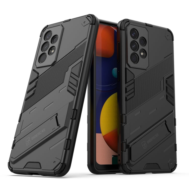 Punk Armor 2 in 1 PC + TPU Shockproof Phone Case with Invisible Holder, For Samsung Galaxy A33 5G, For Samsung Galaxy A53 5G, For Samsung Galaxy A73 5G