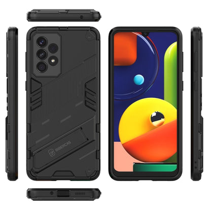Punk Armor 2 in 1 PC + TPU Shockproof Phone Case with Invisible Holder, For Samsung Galaxy A33 5G, For Samsung Galaxy A53 5G, For Samsung Galaxy A73 5G