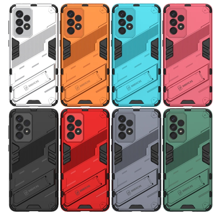 Punk Armor 2 in 1 PC + TPU Shockproof Phone Case with Invisible Holder, For Samsung Galaxy A33 5G, For Samsung Galaxy A53 5G, For Samsung Galaxy A73 5G