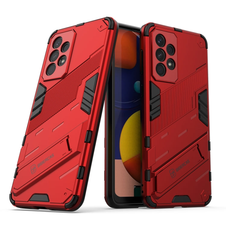Punk Armor 2 in 1 PC + TPU Shockproof Phone Case with Invisible Holder, For Samsung Galaxy A33 5G, For Samsung Galaxy A53 5G, For Samsung Galaxy A73 5G