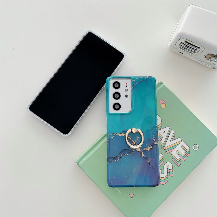 Ring Holder Glitter Marble Phone Case, For Samsung Galaxy S22 5G, For Samsung Galaxy S22+ 5G, For Samsung Galaxy S22 Ultra 5G, For Samsung Galaxy A13, For Samsung Galaxy A53 5G, For Samsung Galaxy A33 5G, For Samsung Galaxy S21 FE 5G                   ...