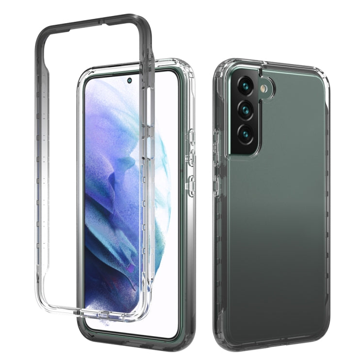 Transparency Two-color Gradient PC+TPU Phone Case, For Samsung Galaxy S22 5G, For Samsung Galaxy S22+ 5G, For Samsung Galaxy S22 Ultra 5G