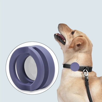 Pet Collar Anti-scratch Shockproof Silicone Case For AirTag 2nd Gen / AirTag 1st Gen, 35.9x35.9x19.2mm, 34.1x34.1x18.2mm, 34.1x34.1x17.2mm