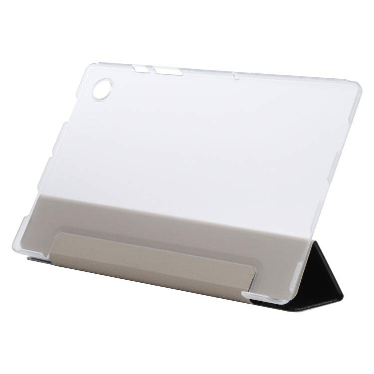 Silk Texture 3-fold Leather Tablet Case, For Samsung Galaxy Tab A8 10.5 2021 X200 / X205