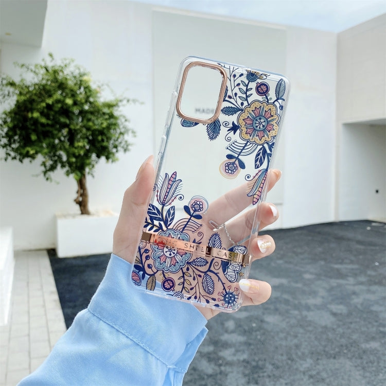 Translucent Plating Flower Phone Case, For Samsung Galaxy S22 5G, For Samsung Galaxy S22+ 5G, For Samsung Galaxy S21 5G, For Samsung Galaxy S21+ 5G, For Samsung Galaxy S21 Ultra 5G, For Samsung Galaxy Note20, For Samsung Galaxy S21 FE 5G