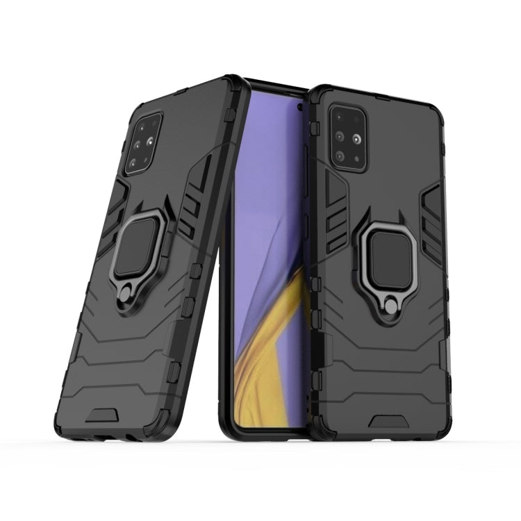 Shockproof PC + TPU Protective Case with Magnetic Ring Holder, For Galaxy A51, For Huawei Honor V30, For Galaxy A71, For Vivo V17 (India)