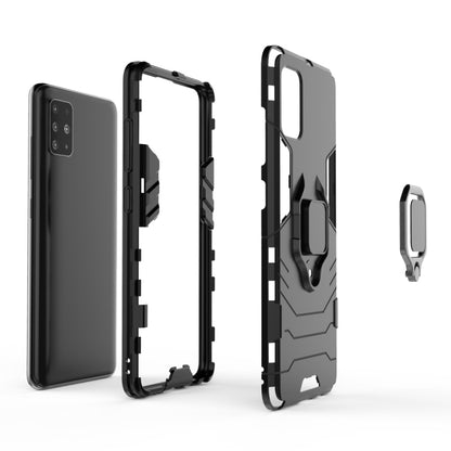 Shockproof PC + TPU Protective Case with Magnetic Ring Holder, For Galaxy A51, For Huawei Honor V30, For Galaxy A71, For Vivo V17 (India)