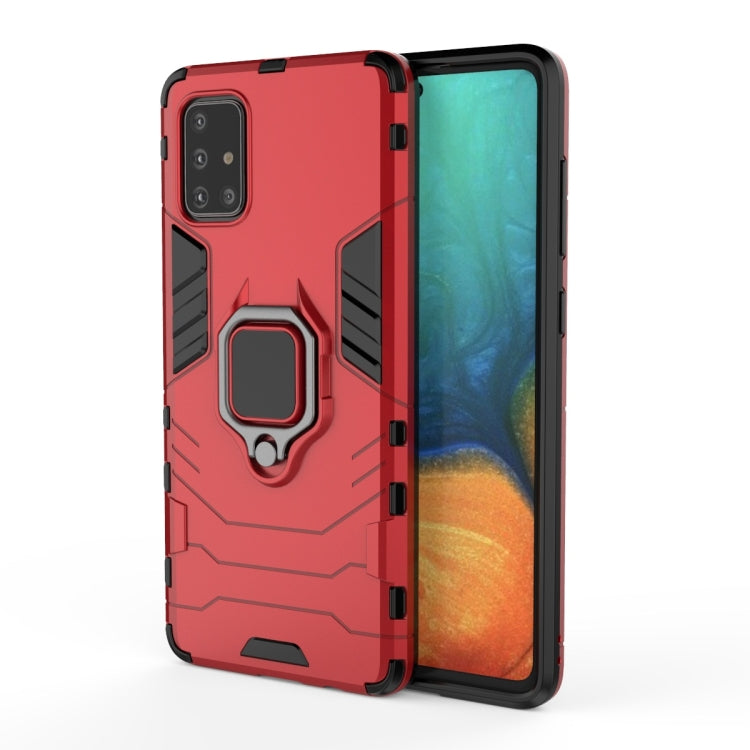 Shockproof PC + TPU Protective Case with Magnetic Ring Holder, For Galaxy A51, For Huawei Honor V30, For Galaxy A71, For Vivo V17 (India)