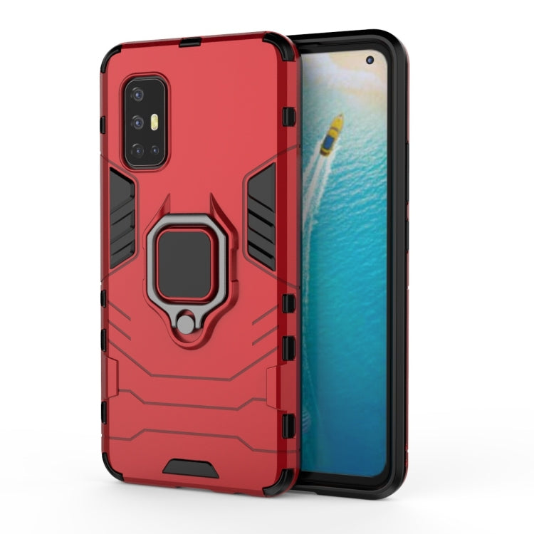 Shockproof PC + TPU Protective Case with Magnetic Ring Holder, For Galaxy A51, For Huawei Honor V30, For Galaxy A71, For Vivo V17 (India)