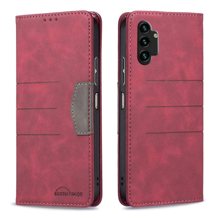 Magnetic Splicing Leather Phone Case, For Samsung Galaxy A13 4G, For Samsung Galaxy A33 5G, For Samsung Galaxy A73 5G, For Xiaomi 12