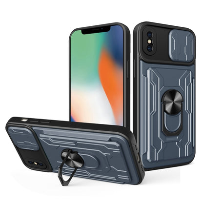 Sliding Camshield Card Phone Case, For iPhone X / XS, For iPhone XR, For iPhone XS Max, For iPhone 7 / 8 / SE 2022 / SE 2020, For iPhone 7 Plus / 8 Plus