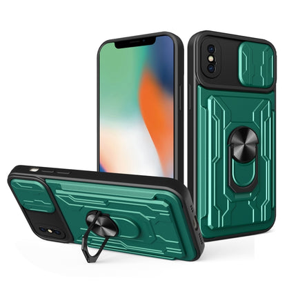 Sliding Camshield Card Phone Case, For iPhone X / XS, For iPhone XR, For iPhone XS Max, For iPhone 7 / 8 / SE 2022 / SE 2020, For iPhone 7 Plus / 8 Plus