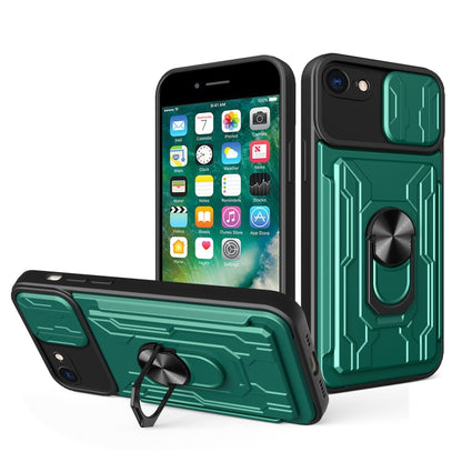 Sliding Camshield Card Phone Case, For iPhone X / XS, For iPhone XR, For iPhone XS Max, For iPhone 7 / 8 / SE 2022 / SE 2020, For iPhone 7 Plus / 8 Plus