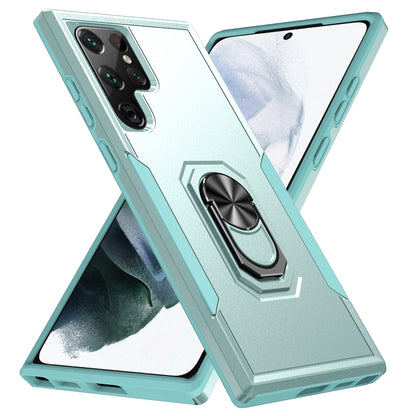 Pioneer Armor Heavy Duty PC + TPU Holder Phone Case, For Samsung Galaxy S22+ 5G, For Samsung Galaxy S22 Ultra 5G