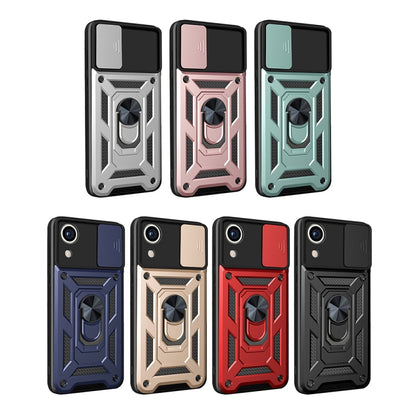Sliding Camera Cover Design TPU+PC Phone Case, For Samsung Galaxy A03 Core