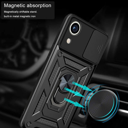 Sliding Camera Cover Design TPU+PC Phone Case, For Samsung Galaxy A03 Core