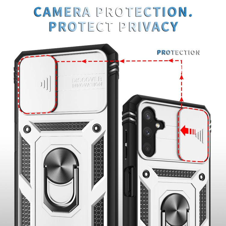 Sliding Camera Cover Design TPU + PC Protective Phone Case, For Samsung Galaxy A13 5G