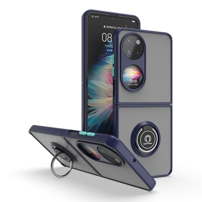 Q Shadow 1 Series TPU + PC Holder Phone Case, For Huawei P50 Pocket, For Samsung Galaxy Z Flip 3 5G