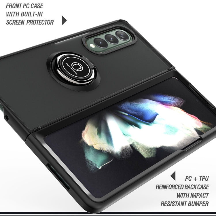 Q Shadow 1 Series TPU + PC Holder Phone Case, For Samsung Galaxy Z Fold3 5G