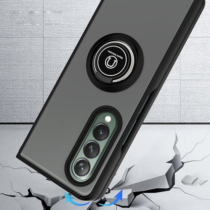 Q Shadow 1 Series TPU + PC Holder Phone Case, For Samsung Galaxy Z Fold3 5G