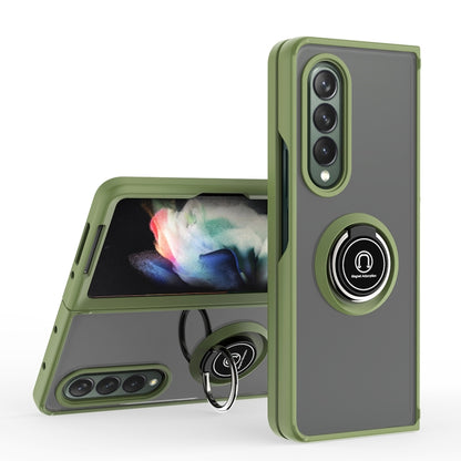 Q Shadow 1 Series TPU + PC Holder Phone Case, For Samsung Galaxy Z Fold3 5G