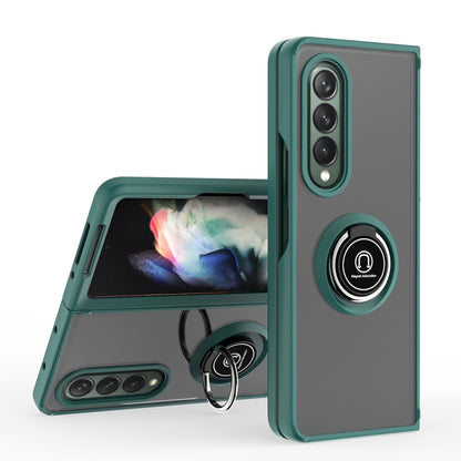 Q Shadow 1 Series TPU + PC Holder Phone Case, For Samsung Galaxy Z Fold3 5G