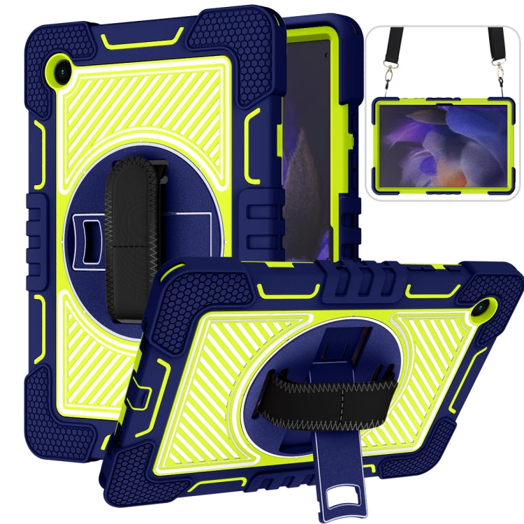 360 Degree Rotation Contrast Color Silicone + PC Tablet Case, For Samsung Galaxy Tab A8 10.5 2021