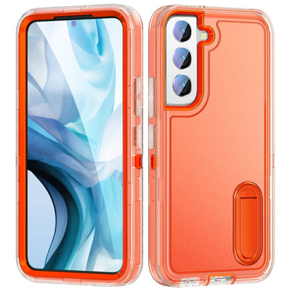 3 in 1 Rugged Holder Phone Case, For Samsung Galaxy S22 5G, For Samsung Galaxy S22+ 5G, For Samsung Galaxy S22 Ultra 5G