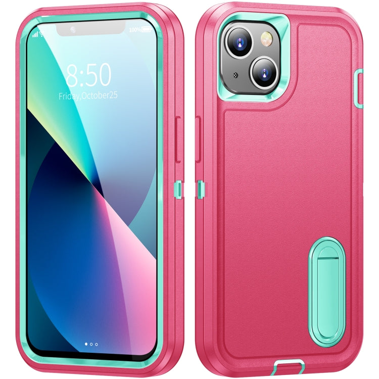 3 in 1 Rugged Holder Phone Case, For iPhone 13, For iPhone 13 Pro, For iPhone 13 Pro Max, For iPhone 12 / 12 Pro, For iPhone 12 Pro Max, For iPhone 11
