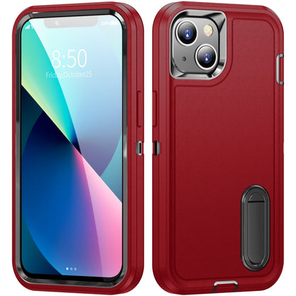 3 in 1 Rugged Holder Phone Case, For iPhone 13, For iPhone 13 Pro, For iPhone 13 Pro Max, For iPhone 12 / 12 Pro, For iPhone 12 Pro Max, For iPhone 11